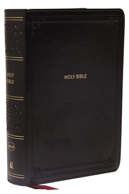 Nkjv, Reference Bible, Compact, Leathersoft, Black, Red Letter Edition, Comfort Print: Holy Bible, New King James Version Cover Image