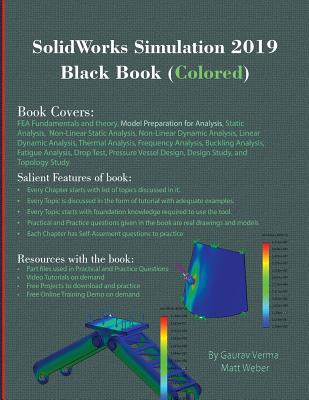 SolidWorks Simulation 2019 Black Book (Colored) Cover Image