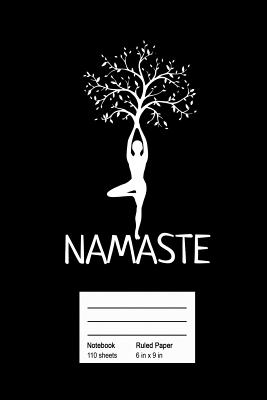 Namaste: Yoga Notizbuch Reisetagebuch für Meditation Training Yoga Lehrer Schüler Mädchen I Kundalini Chakra Tree Zen Mandala S By Yoga Books Cover Image