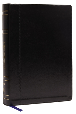 Cover for Niv, Chronological Study Bible, Leathersoft, Black, Comfort Print