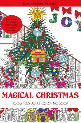 Magical Christmas Adult Coloring Book Stocking Stuffer Edition Cover Image