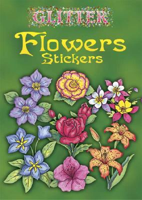 Glitter Flowers Stickers Cover Image