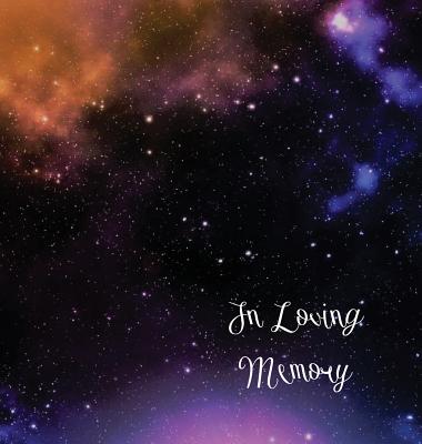 Stars, In Loving Memory Funeral Guest Book, Wake, Loss, Memorial Service, Love, Condolence Book, Funeral Home, Church, Thoughts and In Memory Guest Bo Cover Image