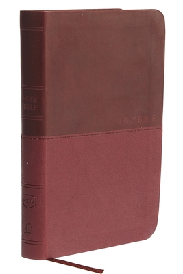NKJV, Value Thinline Bible, Compact, Imitation Leather, Burgundy, Red Letter Edition cover
