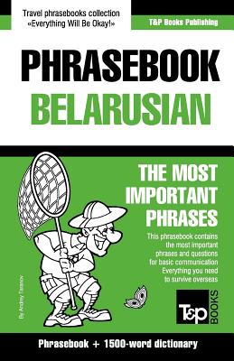 English-Belarusian phrasebook and 1500-word dictionary Cover Image