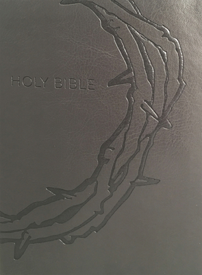 KJV Sword Study Bible Giant Print Designer Charcoal Ultrasoft Crown of Thorns Indexed By Whitaker House Cover Image