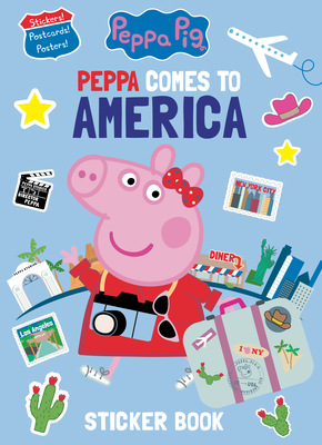 Cover for Peppa Comes to America Sticker Book (Peppa Pig)