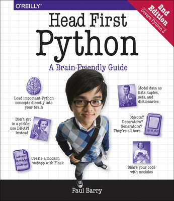 Head First Python: A Brain-Friendly Guide Cover Image