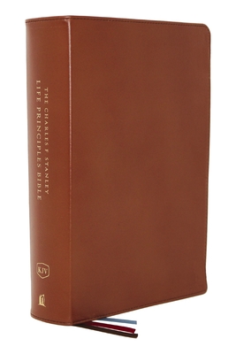 Kjv, Charles F. Stanley Life Principles Bible, 2nd Edition, Genuine Leather, Brown, Comfort Print: Growing in Knowledge and Understanding of God Throu Cover Image