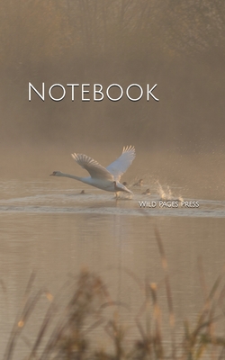 Notebook: Swan Taking Off Mist At Sunrise Cover Image