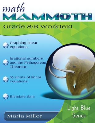 Math Mammoth Grade 8-B Worktext Cover Image