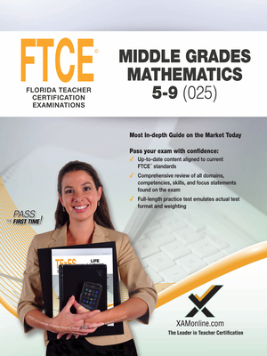 2017 FTCE Middle Grades Math 5-9 (025) | IndieBound.org