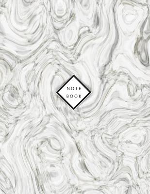 Notebook: Marble on white and Dot Graph Line Sketch pages, Extra large (8.5 x 11) inches, 110 pages, White paper, Sketch, Draw a Cover Image