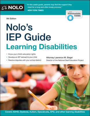 Nolo's IEP Guide: Learning Disabilities Cover Image