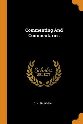 Commenting and Commentaries cover