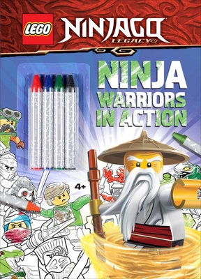 LEGO NINJAGO: Ninja Warriors in Action (Coloring & Activity with Crayons) By AMEET Publishing Cover Image