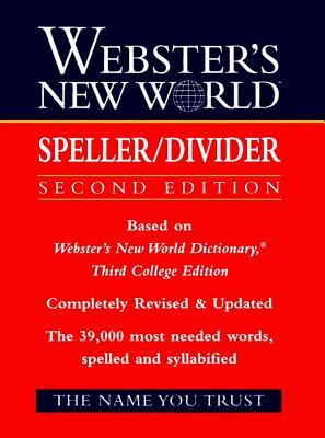 Webster's New World Speller/Divider, 2nd Edition Cover Image