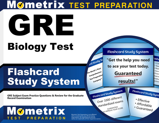 GRE Biology Test Flashcard Study System: GRE Subject Exam Practice Questions & Review for the Graduate Record Examination Cover Image