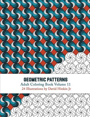 Geometric Patterns - Adult Coloring Book Vol. 11 Cover Image