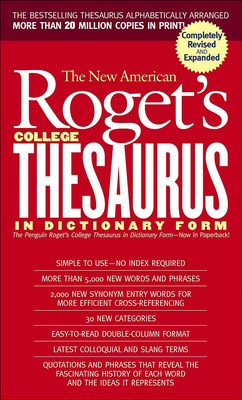 New American Roget's College Thesaurus in Dictionary Form Cover Image
