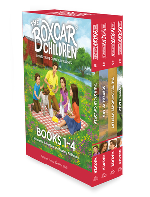 The Boxcar Children Mysteries Boxed Set 1-4: The Boxcar Children; Surprise Island; The Yellow House; Mystery Ranch Cover Image