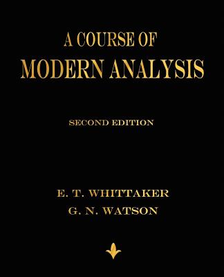 A Course of Modern Analysis Cover Image