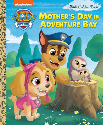 Mother's Day in Adventure Bay (PAW Patrol) (Little Golden Book) By Matt Huntley, Fabrizio Petrossi (Illustrator) Cover Image