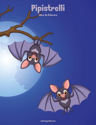 Pipistrelli Libro da Colorare 1 Cover Image