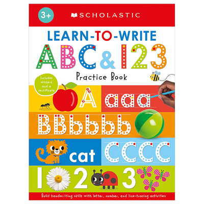 Learn to Write ABC & 123: Scholastic Early Learners (Workbook) cover