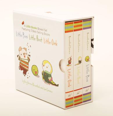 Little Books Boxed Set: Little Pea, Little Hoot, Little Oink: (Baby Board Books, Nursery Rhymes, Children's Book Sets, Nursery Books) Cover Image