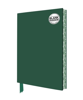 Racing Green Blank Artisan Notebook (Flame Tree Journals) (Blank Artisan Notebooks)