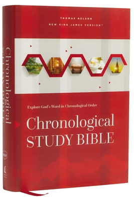 Nkjv, Chronological Study Bible, Hardcover, Comfort Print: Holy Bible, New King James Version By Thomas Nelson Cover Image