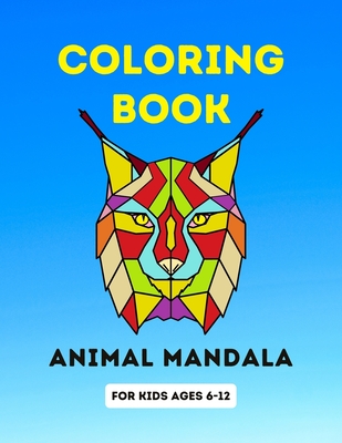Adult Coloring Books - Animals, Geometric Shapes with Mandala