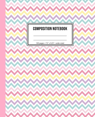 Composition Notebook: Wide Ruled Easter Notebook For Girls By Playful Print Notebooks Cover Image