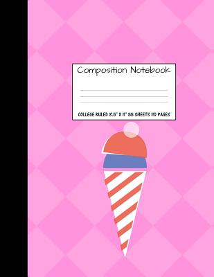Composition Notebook College Ruled 8.5