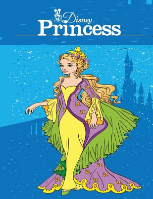 Disney Princess: Adult Coloring Book: Beautiful designs to Inspire
