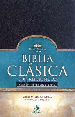 RV 1909 Biblia Clásica con Referencia, negro imitación piel Cover Image