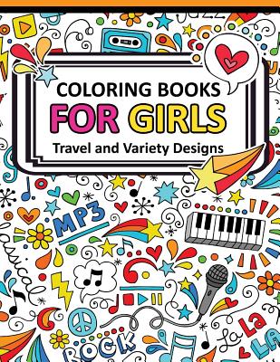 Coloring Book for Girls Doodle Cutes: The Really Best Relaxing Colouring Book For Girls 2017 (Cute, Animal, Dog, Cat, Elephant, Rabbit, Owls, Bears, K