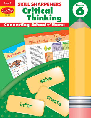 Skill Sharpeners: Critical Thinking, Grade 6 Workbook Cover Image