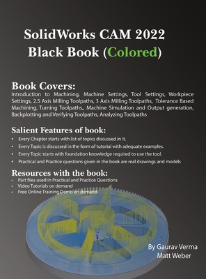 SolidWorks CAM 2022 Black Book (Colored) Cover Image