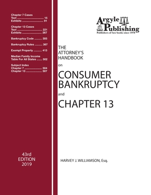 The Attorney's Handbook on Consumer Bankruptcy and Chapter 13 Cover Image