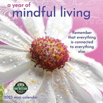 Year of Mindful Living 2023 Mini Calendar By Amber Lotus Publishing Cover Image