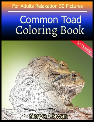 Common Toad Coloring Book For Adults Relaxation 50 pictures: Common Toad  sketch coloring book Creativity and Mindfulness (Paperback)