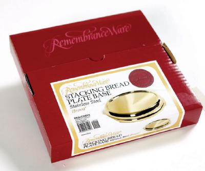 RemembranceWare: Communion Bread Plate Base - Brass Finish: Stainless Steel / Enhances Presentation / Sturdy Construction By Broadman Church Supplies Staff (Contributions by) Cover Image