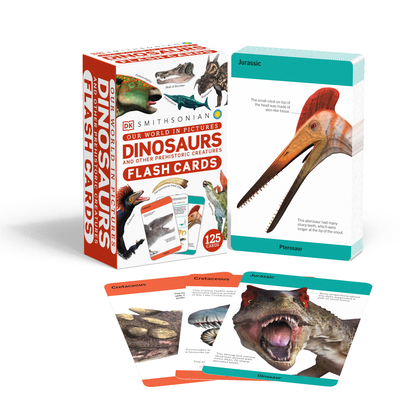 Our World in Pictures Dinosaurs and Other Prehistoric Creatures Flash Cards (DK Our World in Pictures) By DK Cover Image