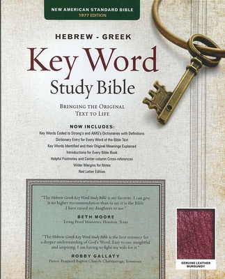 Hebrew-Greek Key Word Study Bible-NASB: Key Insights Into God's Word (Key Word Study Bibles) Cover Image