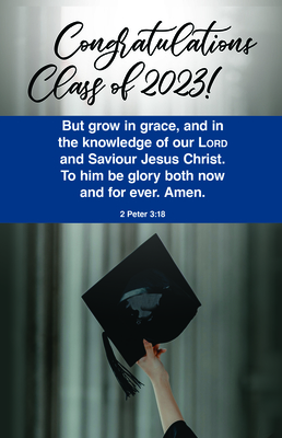 Congratulations Class 2023 Bulletin (Pkg 100) Graduation By Broadman Church Supplies Staff (Contribution by) Cover Image