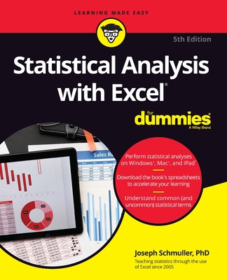 Statistical Analysis with Excel for Dummies By Joseph Schmuller Cover Image