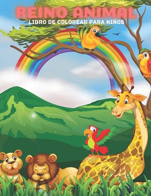REINO ANIMAL - Libro De Colorear Para Niños (Paperback) | Hooked