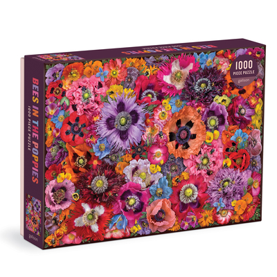 Bees in the Poppies 1000 Piece Puzzle By Galison Mudpuppy (Created by) Cover Image